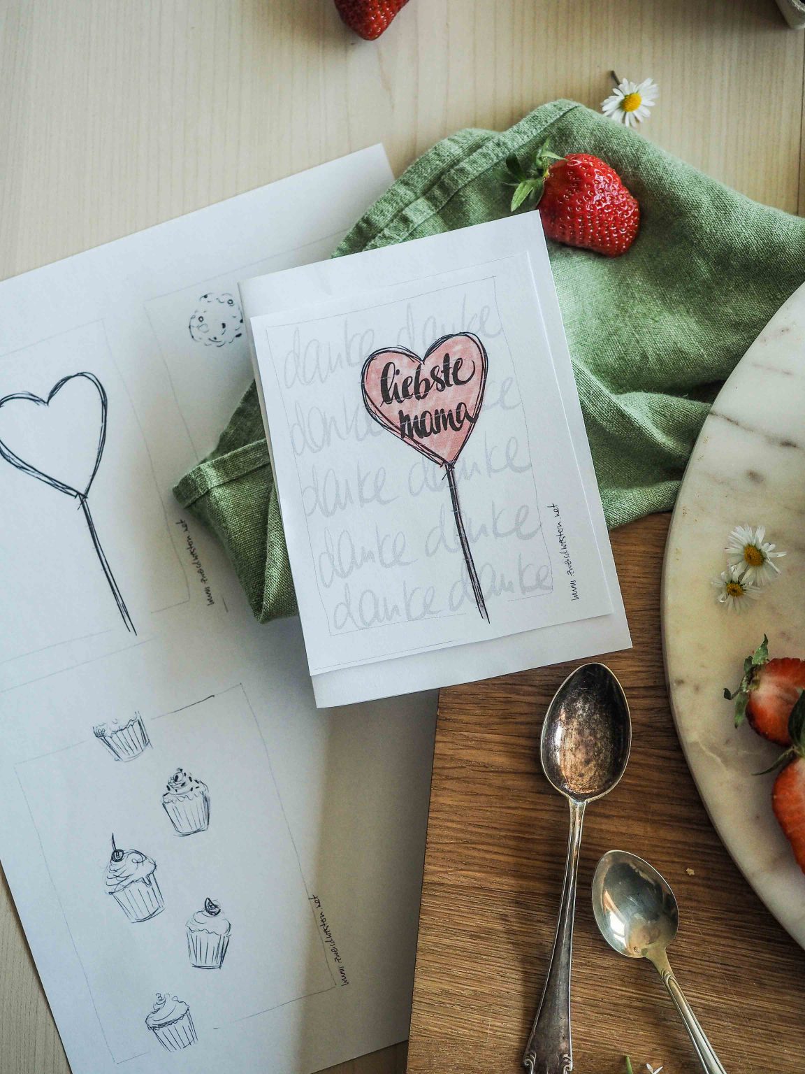 Rezept I Muttertagsherz mit Joghurt | Zweischwestern