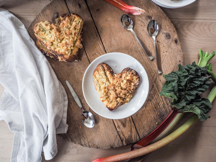 Rezept I Rhabarber-Streusel-Herzen